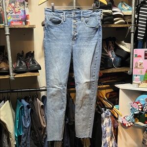 GAP Women's Straight Leg Jeans in Denim Blue